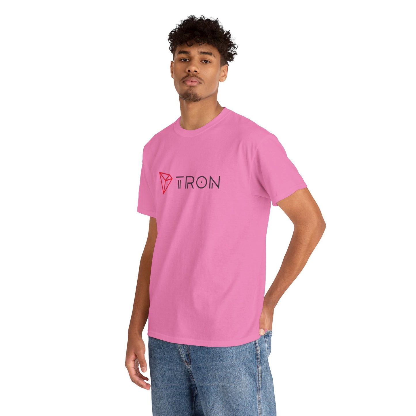Tron (Blockchain) #TRX Crypto Unisex Heavy Cotton T-Shirt