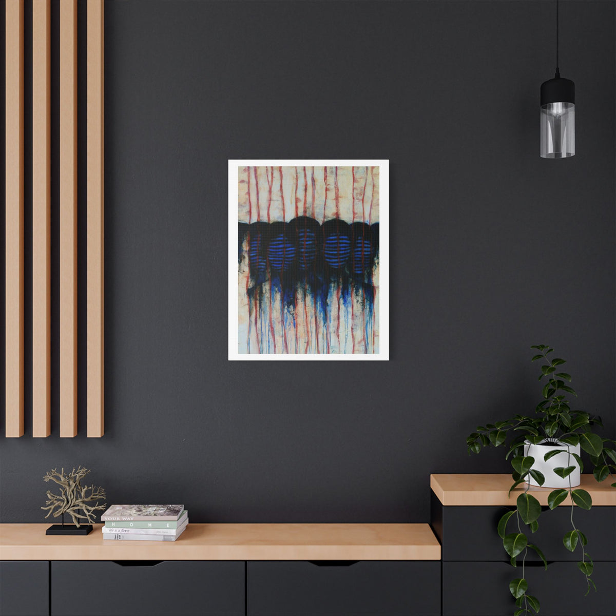 Isolation, Neo-Surrealism, Art Print on Satin Canvas, Stretched