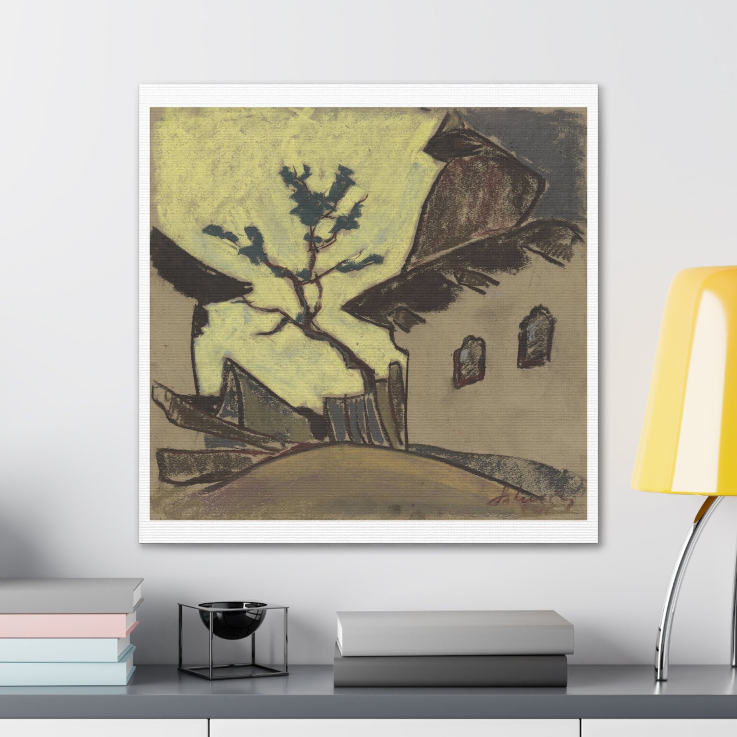 Village Cottage (1931) by Zolo Palugyay Art Print from the Original