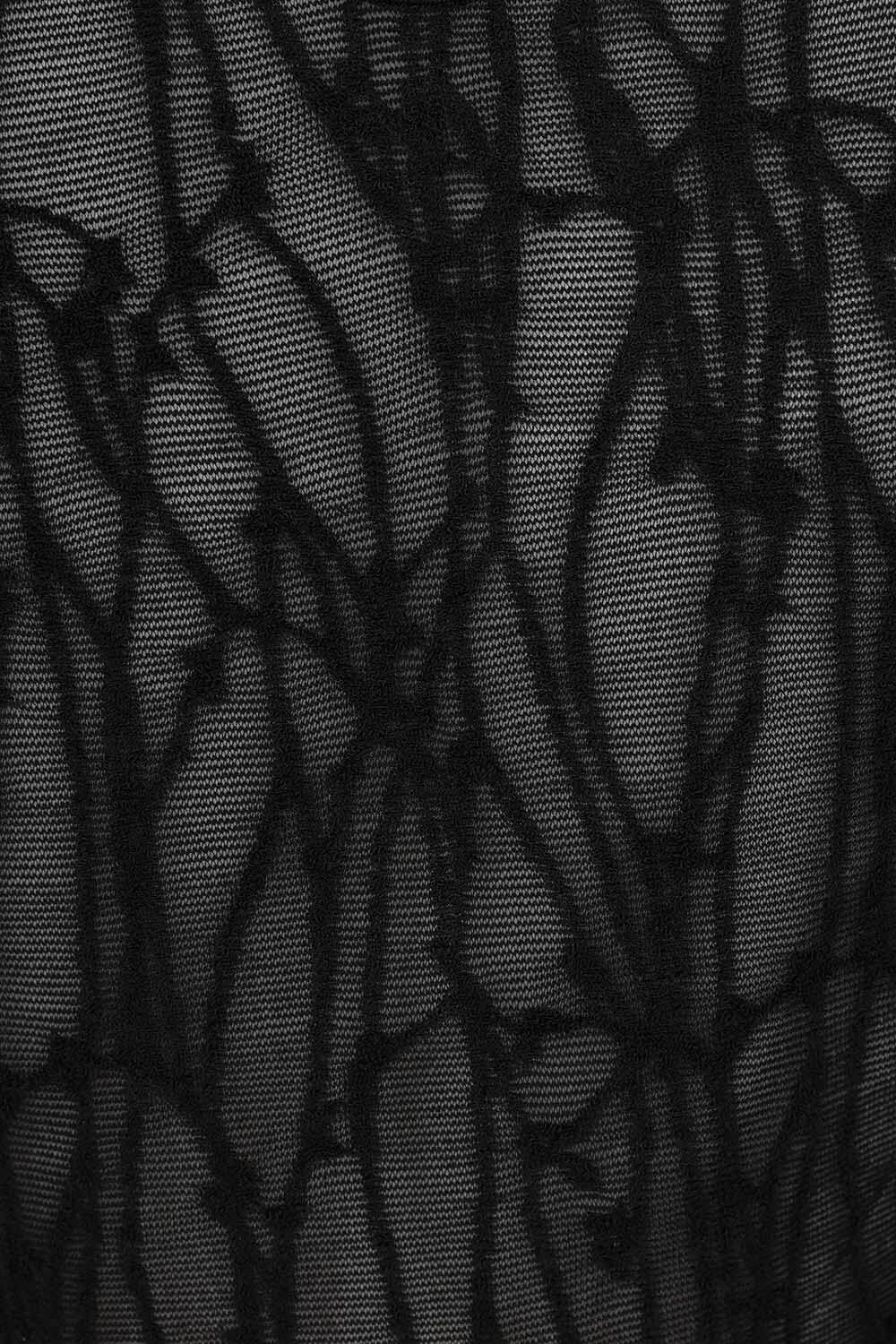 Banned Apparel Seraphina Mesh Top in Black