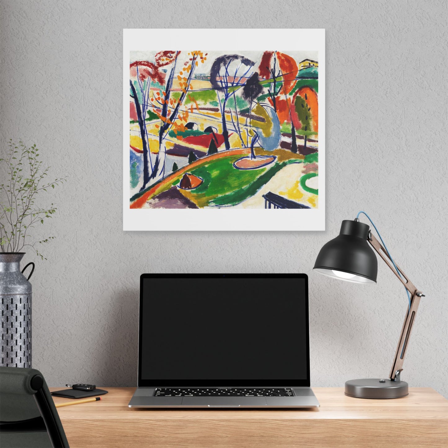 Décor Plat (1915) by Henry Lyman Sayen, from the Original, Canvas Art Print