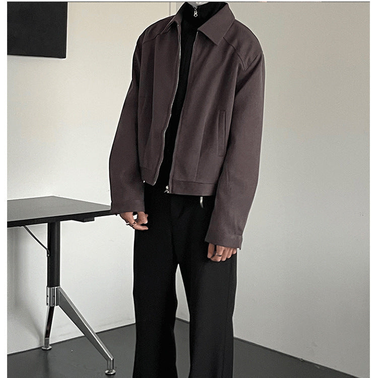 Turndown Collar Fashion Trucker Jacket, Teenager Sizes