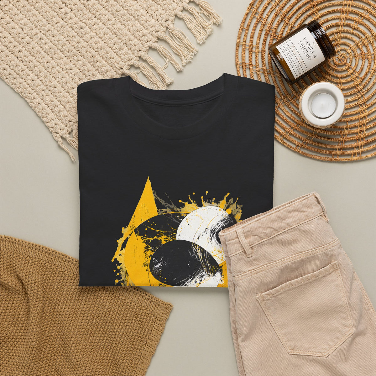 Distressed Orbit, Alt-Goth Graphic T-Shirt