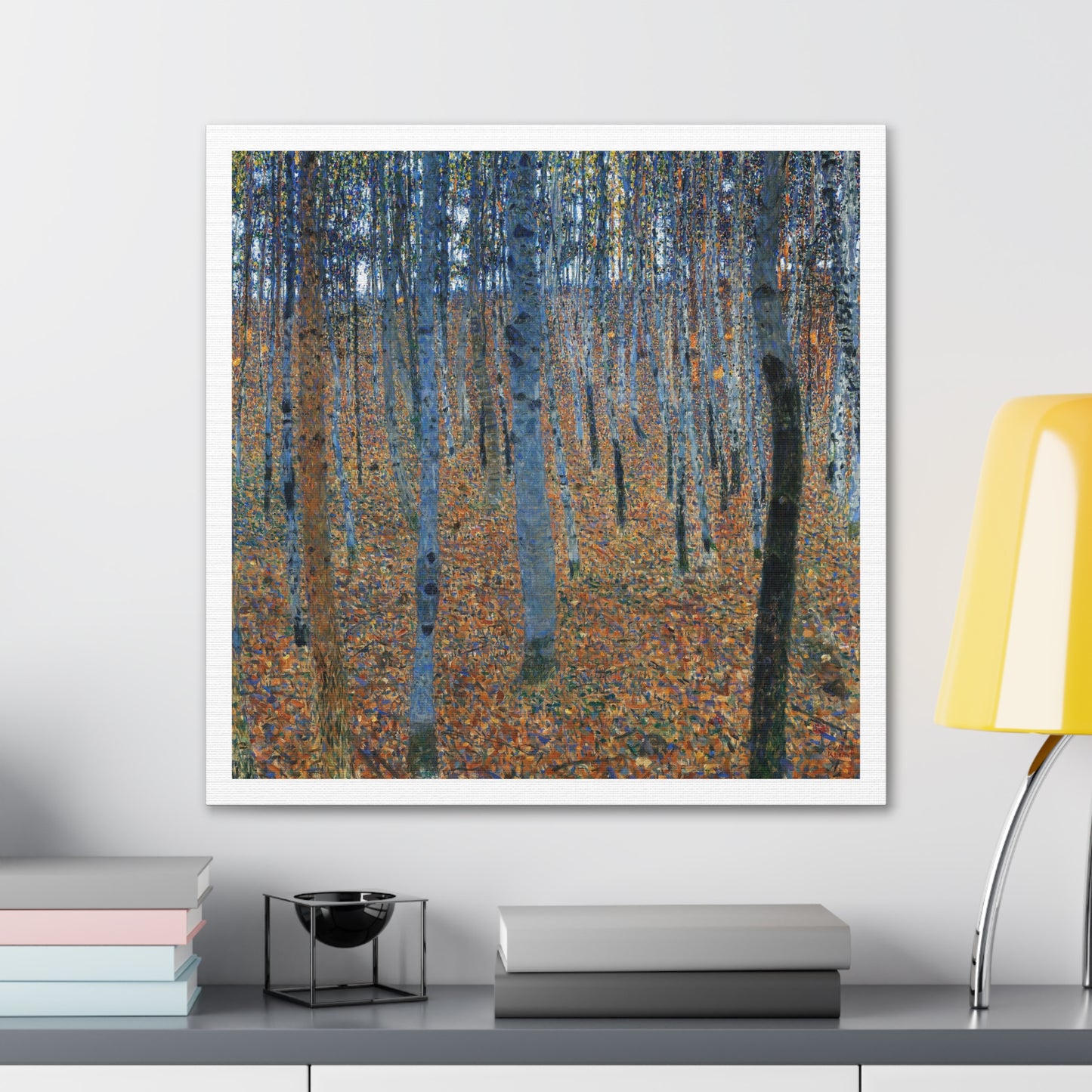 Beech Grove I (1902) by Gustav Klimt, from the Original, Art Print on Canvas