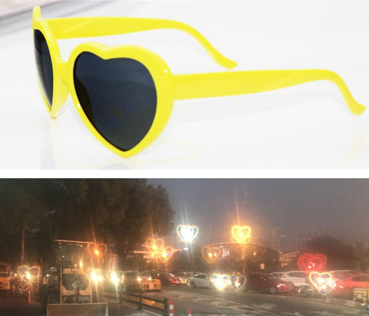 Night Lights 'Love' Special Effects Sunglasses