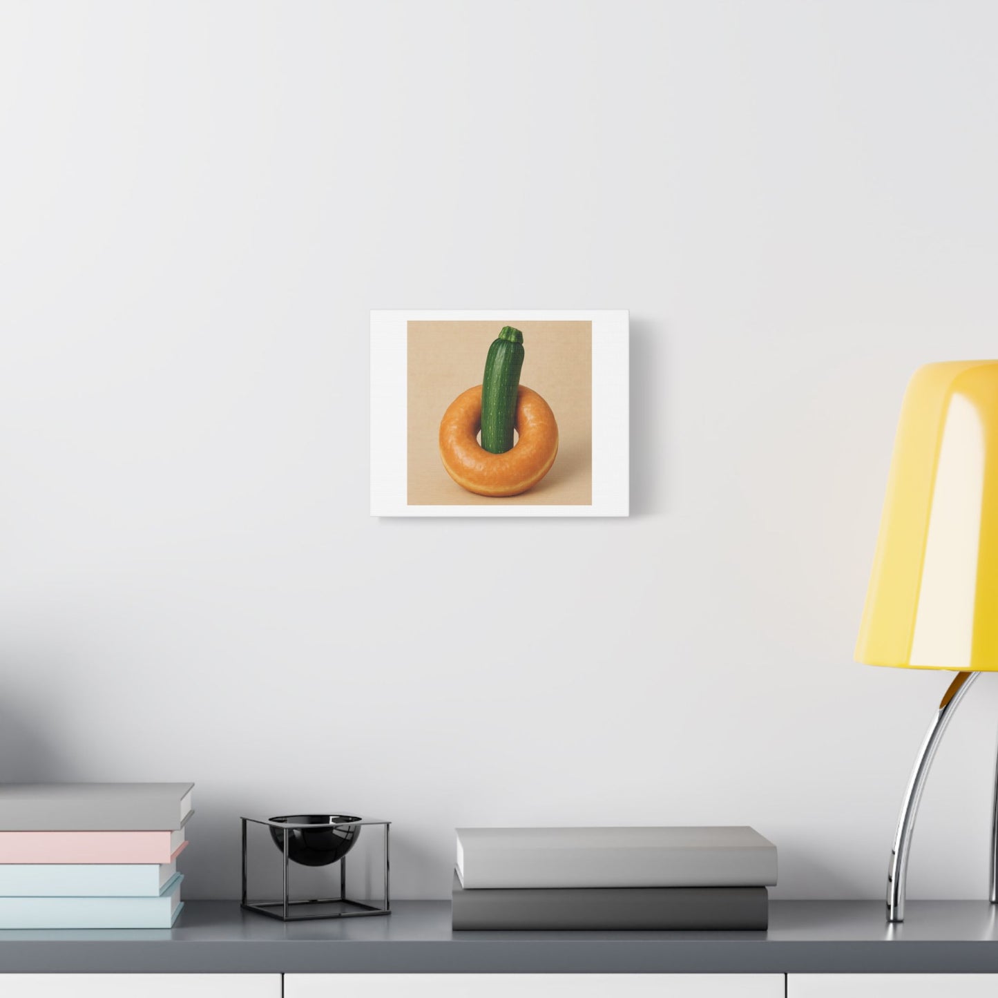 Food Porn, Photorealistic Art 'Designed by AI' Print on Satin Canvas