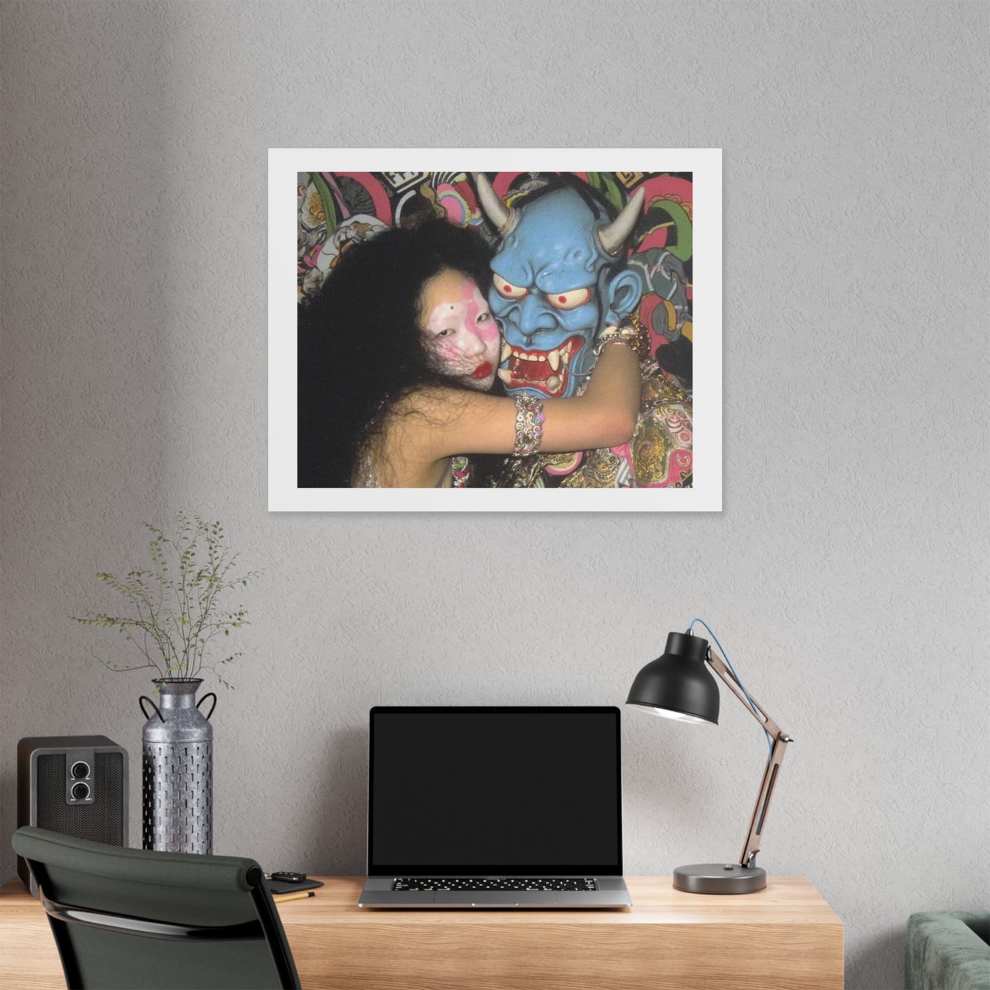 Psychedelic Japan IV Abstract Art 'Designed by 'AI Canvas Art Print