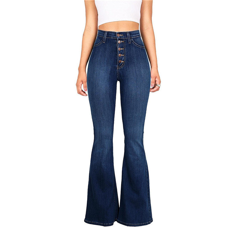 Women's High Waist Stretch Denim Jeans