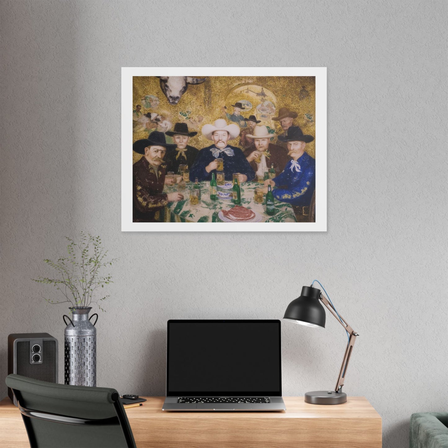 How the West Was Won VI 'Designed by AI' Canvas Art Print