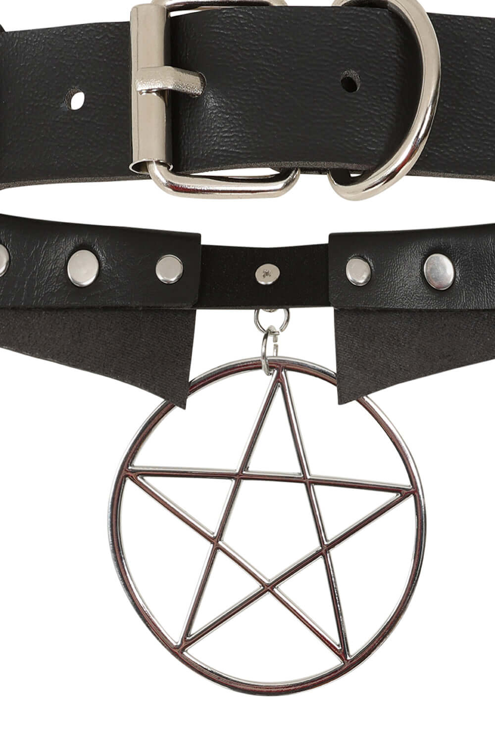 Banned Apparel Restrict Pentagram Choker Necklace