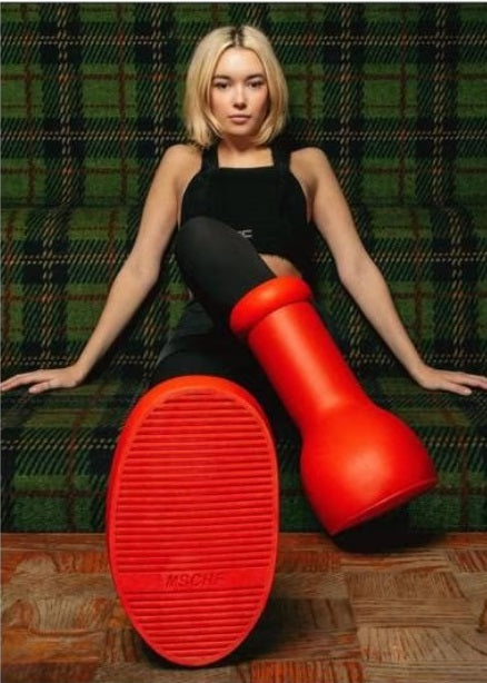 Red Avant Garde Cartoon Astro Boy Boots