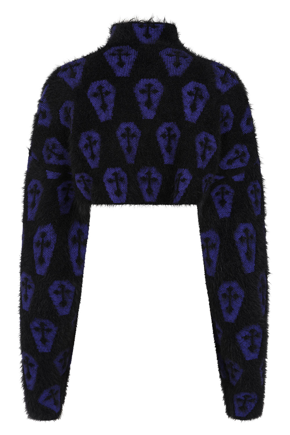 Banned Apparel Lyric Cropped Fluffy Knit Jumper