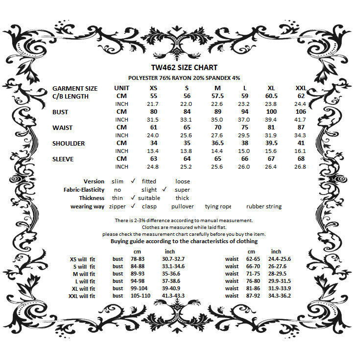 Dark In Love Gothic Fashion Womenswear Nola Long-Sleeve Top