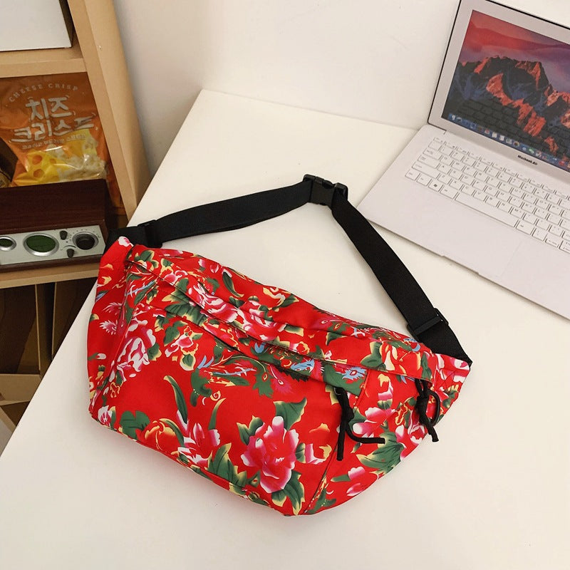 Vibrant Print Artistic Style Chest Holdall Bag
