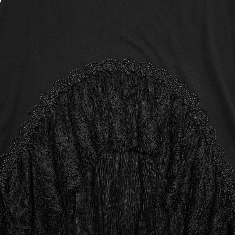 Punk Rave Blossom Knitted Asymmetrical Skirt