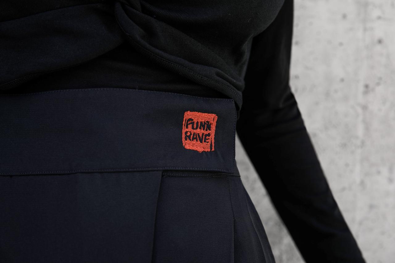 Punk Rave Zadie Wide-Leg Mesh Cutaway Trousers