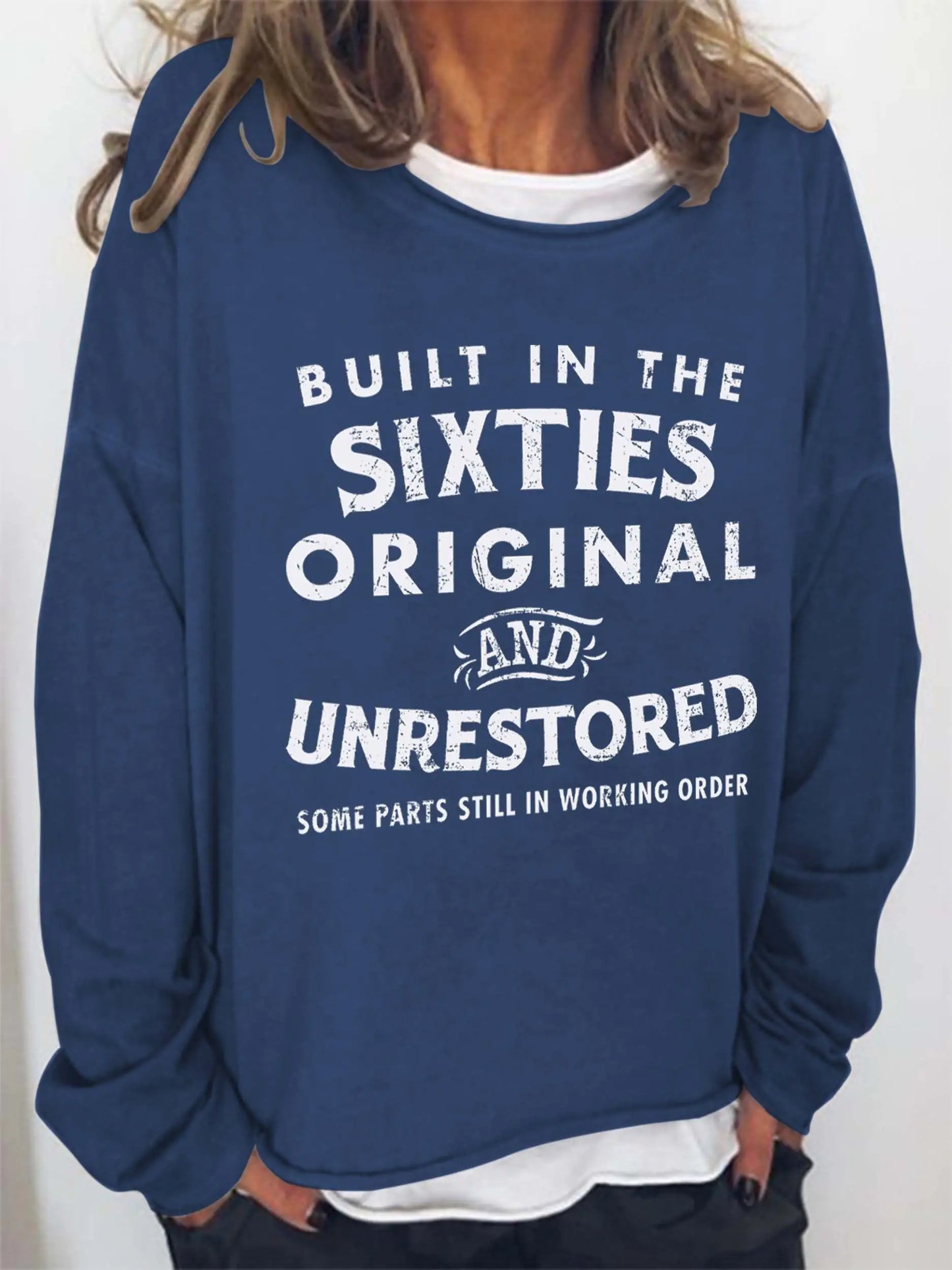 'Built in the Sixties' Retro Long Sleeve Sweatshirt