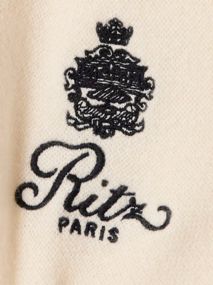 Ritz Paris Luxury Brand Design Women's Polo Collar Sweater
