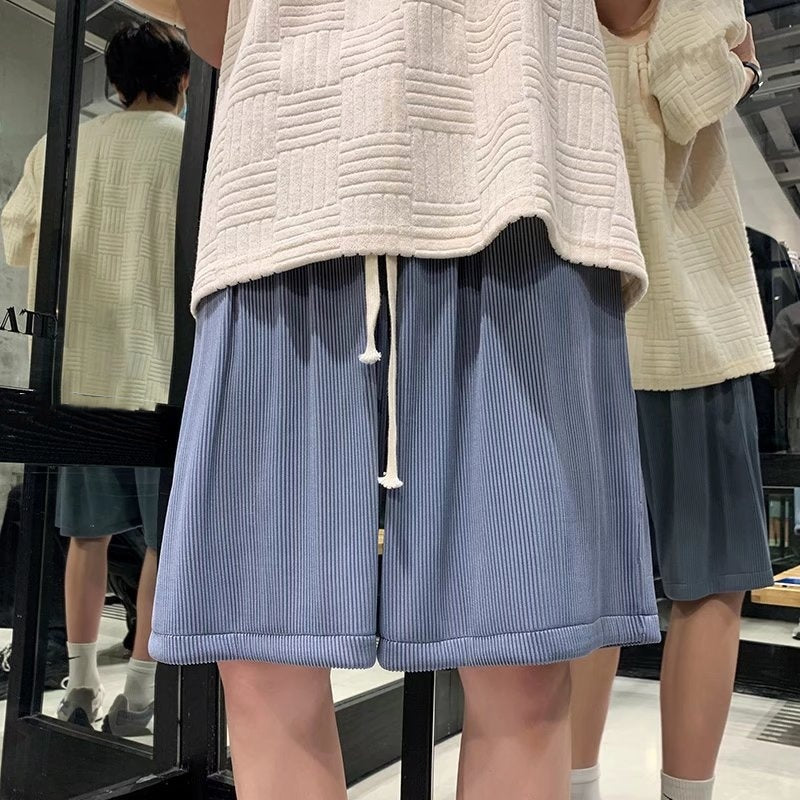 Men's Thin Loose Drooping Long Casual Shorts