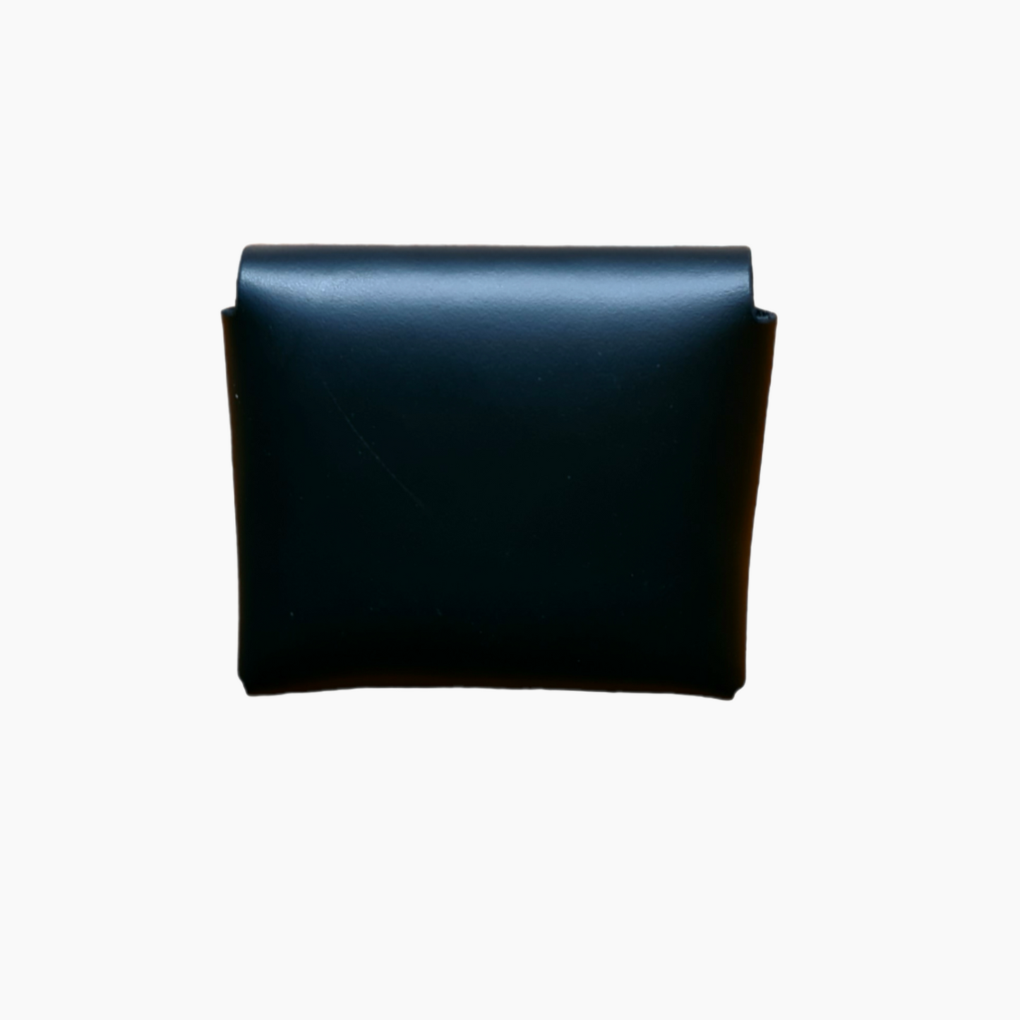Handmade Leather Simple Coin Purse in Black
