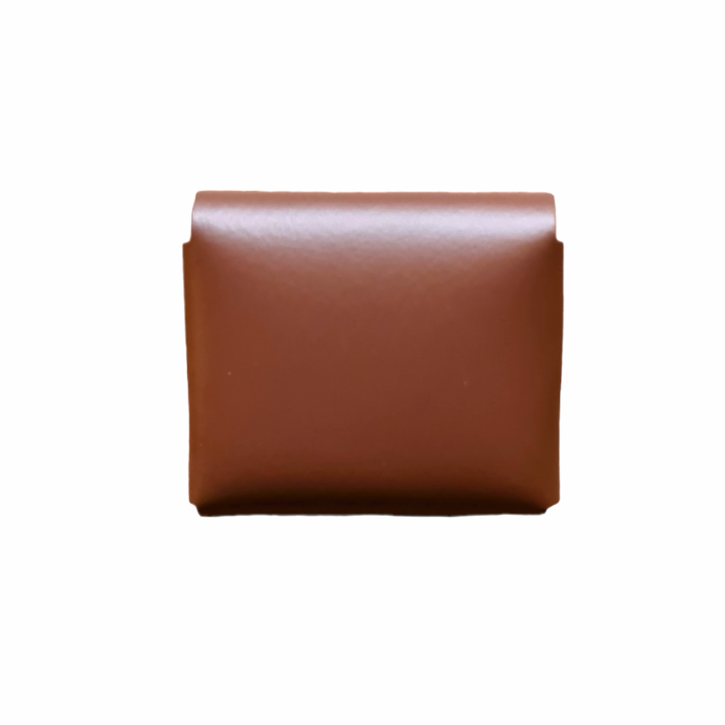 Handmade Leather Simple Coin Purse in Chestnut