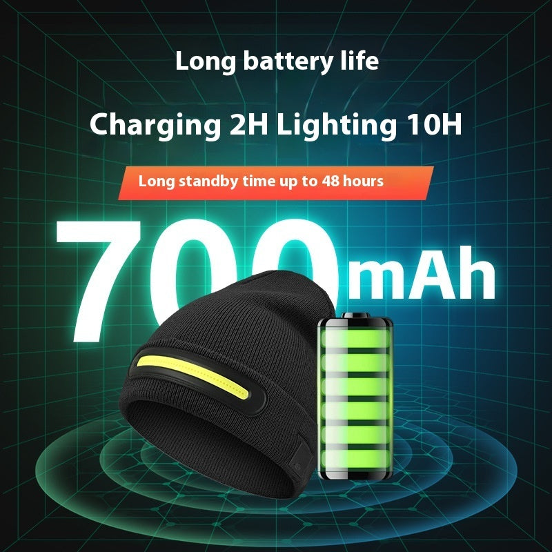 Outdoor Wearables, Sports Strong Light-Up LED Woollen Hat