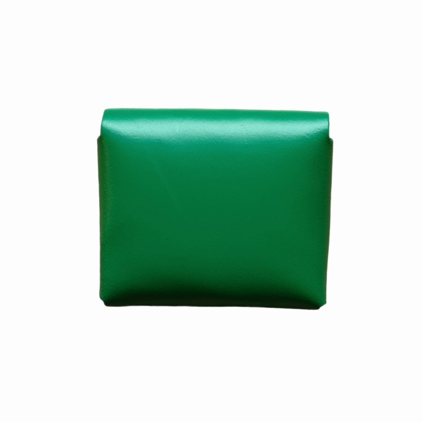 Handmade Leather Simple Coin Purse in Green