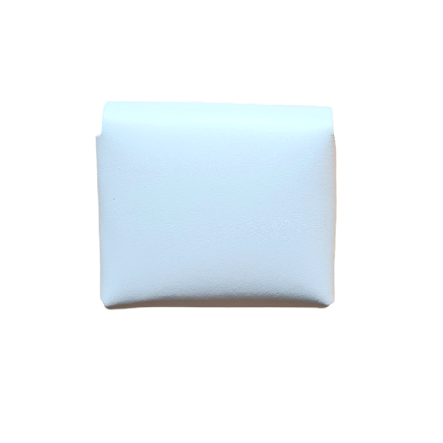 Handmade Leather Simple Coin Purse in White