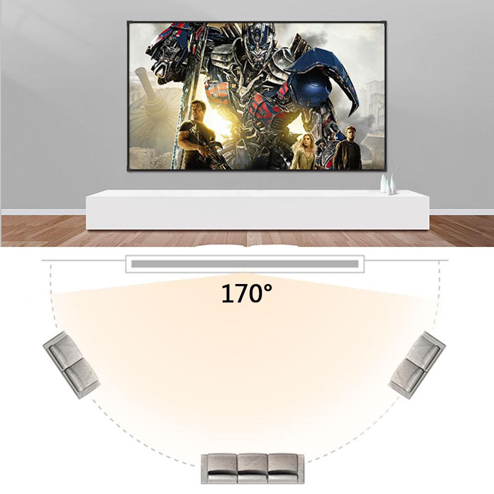 ZDSSY Projection Screen 100 inch 120 inch 150 inch Portable Foldable for Home Theatre Outdoor Indoor Double Side Projector Screen