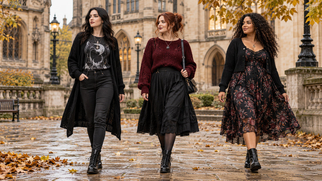 Autumn Goth Outfits: Ten Wearable Looks for Cooler Days