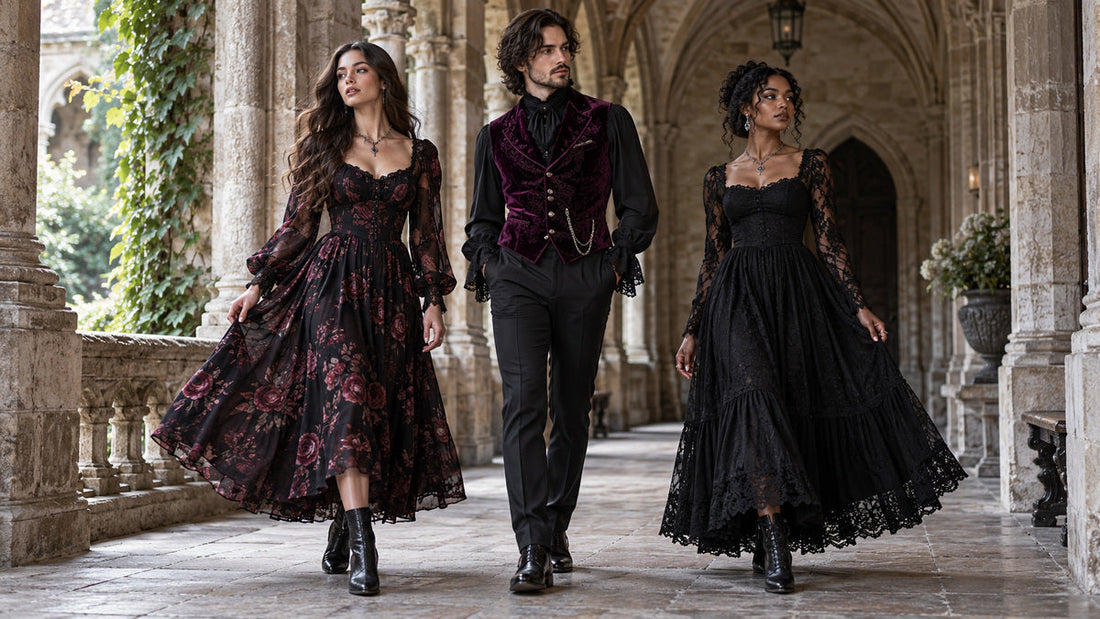 Romantic Goth Style: How to Wear Lace, Velvet and Dark Florals
