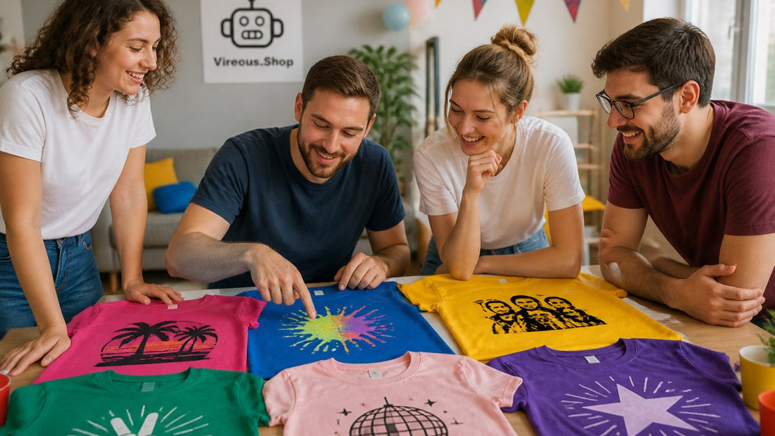 9 Custom T-Shirt Design Ideas for Parties