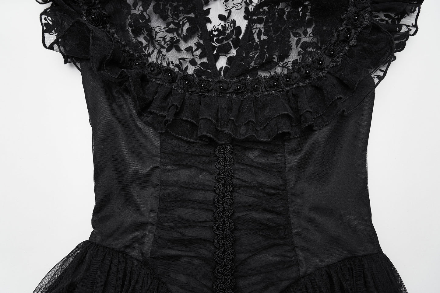 Punk Rave Seraphina Goth Flying-Sleeve Dress