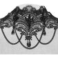 Punk Rave Goth Bat Vintage Necklace