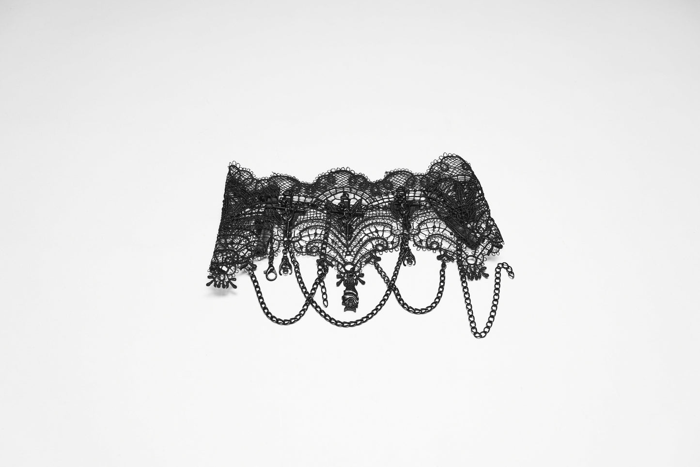 Punk Rave Goth Bat Vintage Necklace