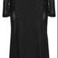 Punk Rave Seraphine Spinal Lace Panel Maxi Dress In Black