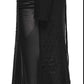 Punk Rave Seraphine Spinal Lace Panel Maxi Dress In Black