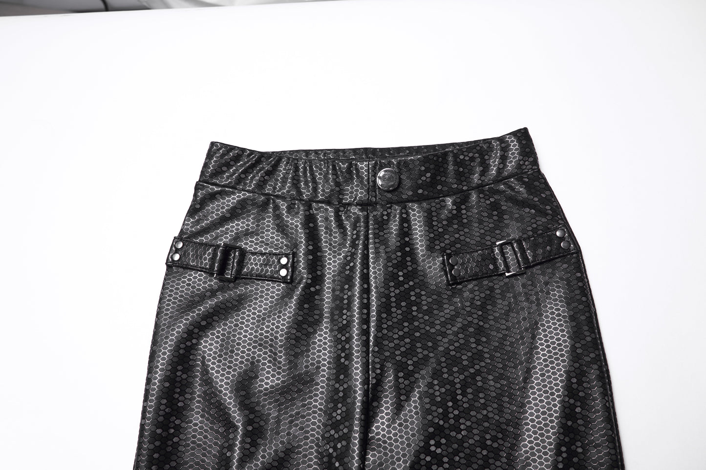 Punk Rave Ravenna Leggings in Black Prism Finish