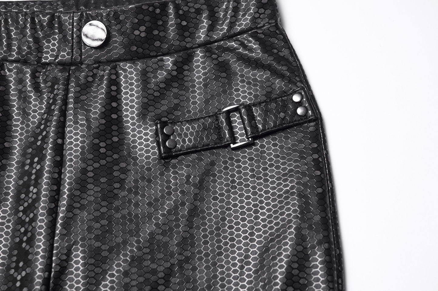 Punk Rave Ravenna Leggings in Black Prism Finish