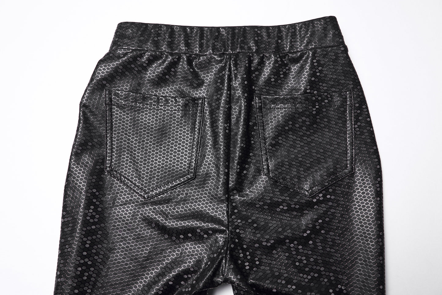Punk Rave Ravenna Leggings in Black Prism Finish