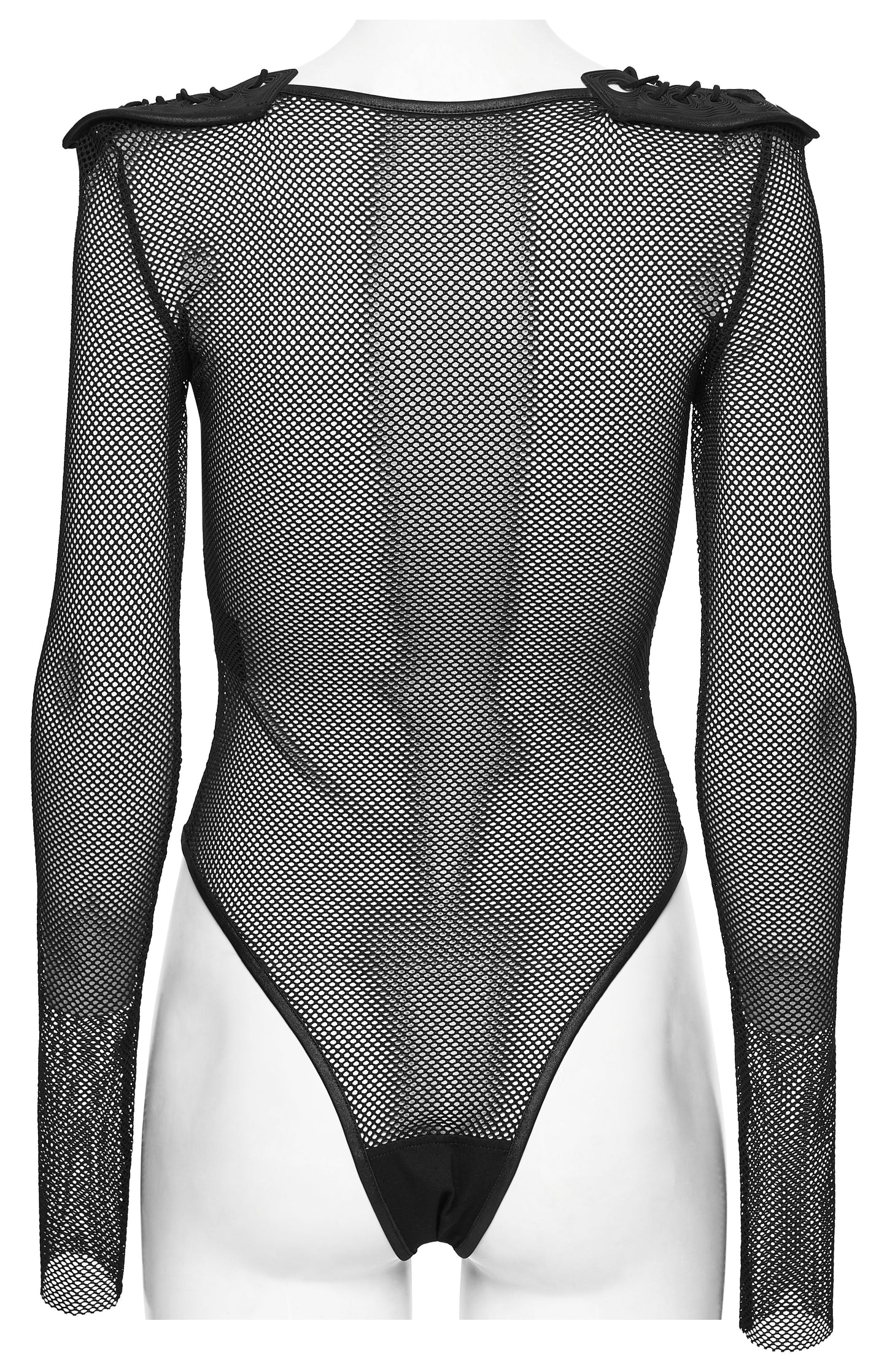 Punk Rave Cyberpunk Armor Mesh Bodysuit