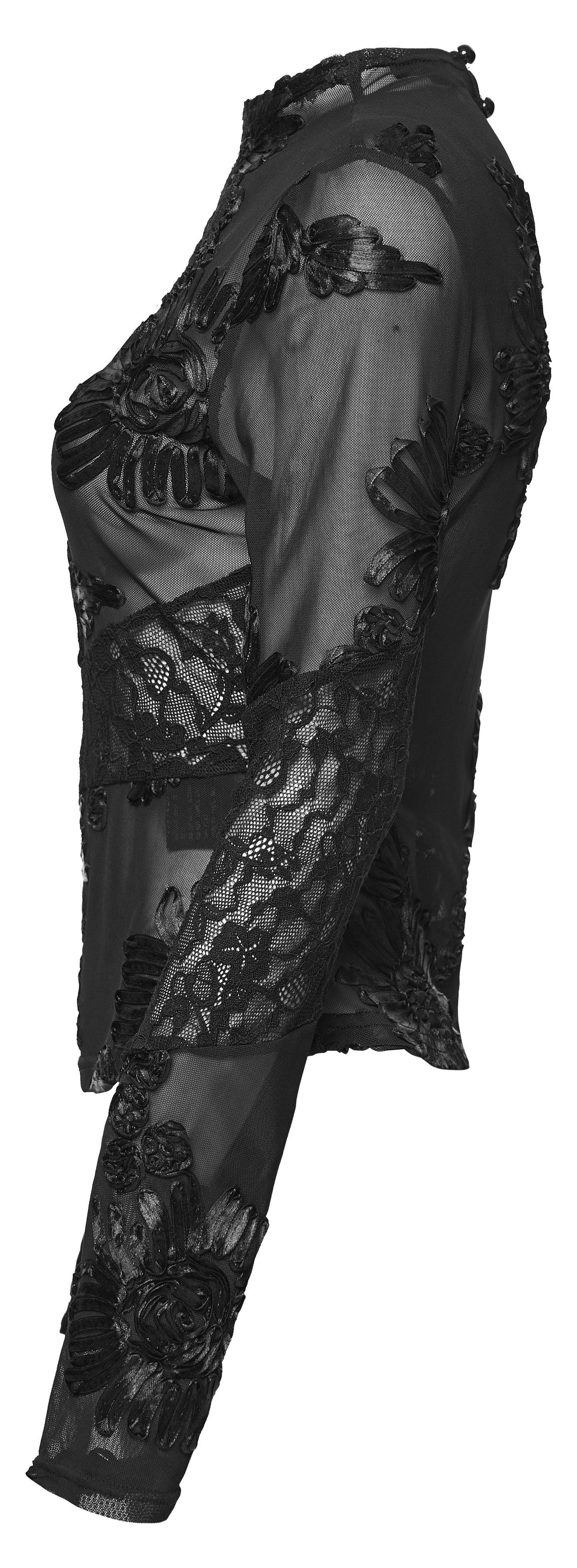 Punk Rave Goth Lace Mesh Undershirt