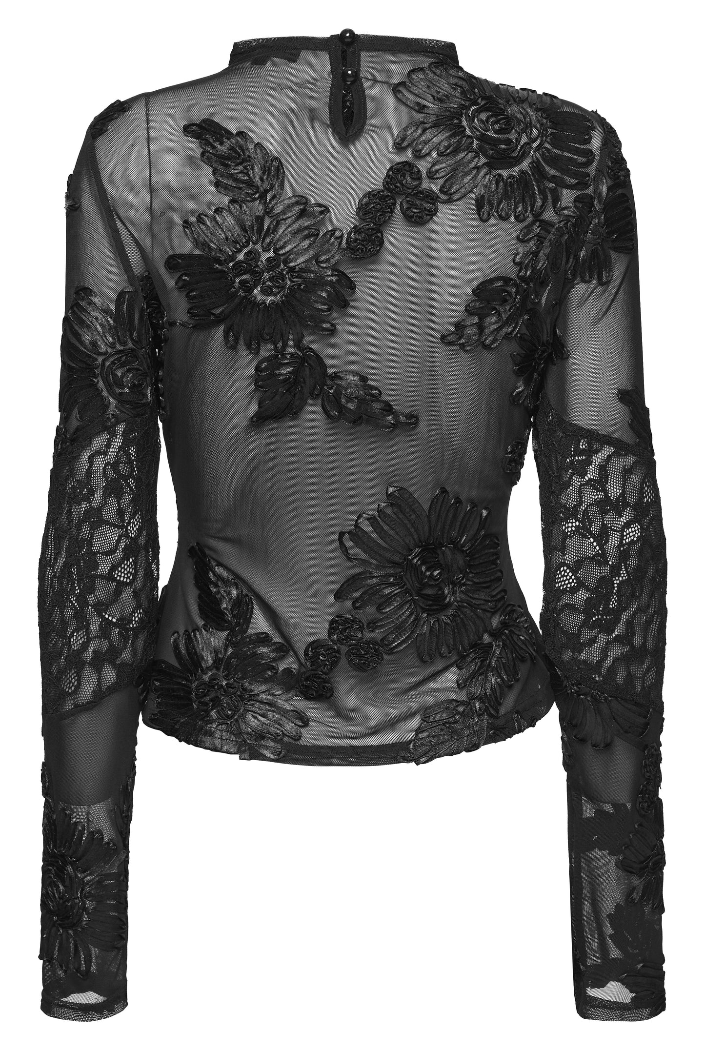 Punk Rave Goth Lace Mesh Undershirt