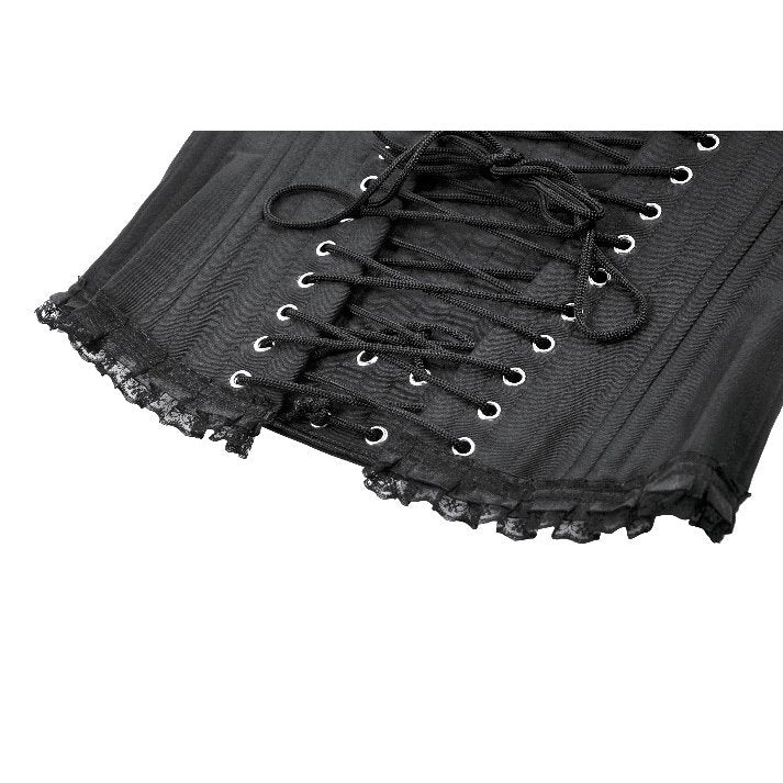 Dark in Love Talia Gothic Longline Metal-Boned Corset