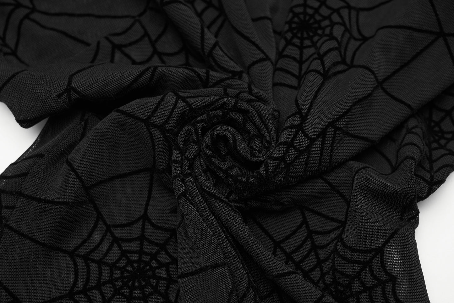 Punk Rave Lilith Gothic Spider Web Sheer Mesh T-Shirt