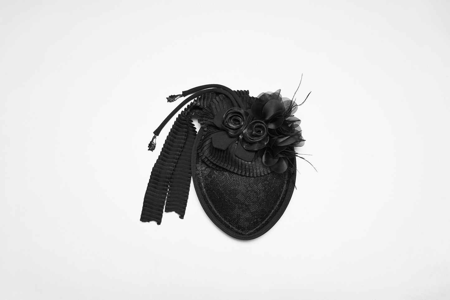 Punk Rave Goth Rose Ribbon Vintage Formal Hat