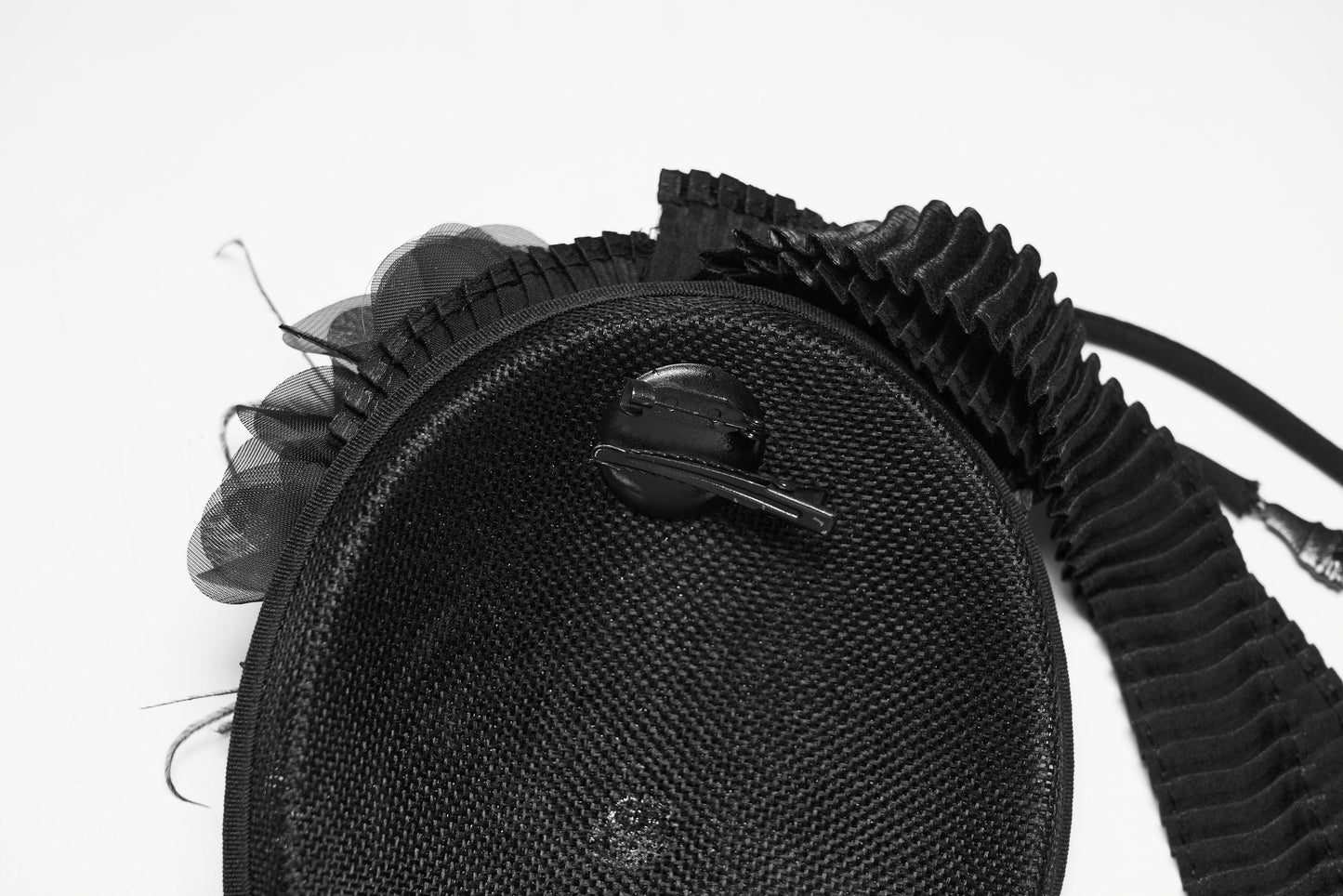 Punk Rave Goth Rose Ribbon Vintage Formal Hat