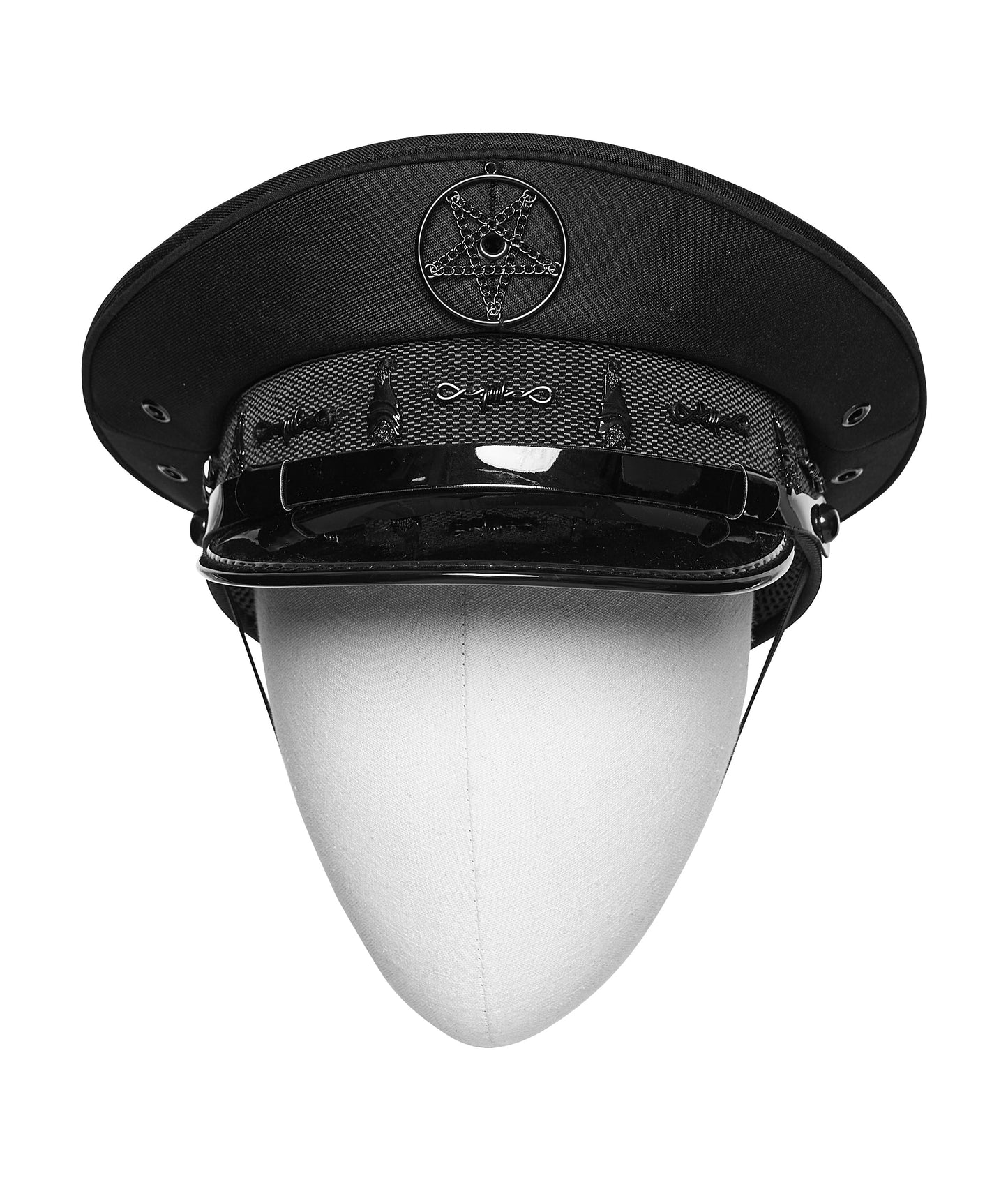 Punk Rave Malphas Dark Military-Style Hat
