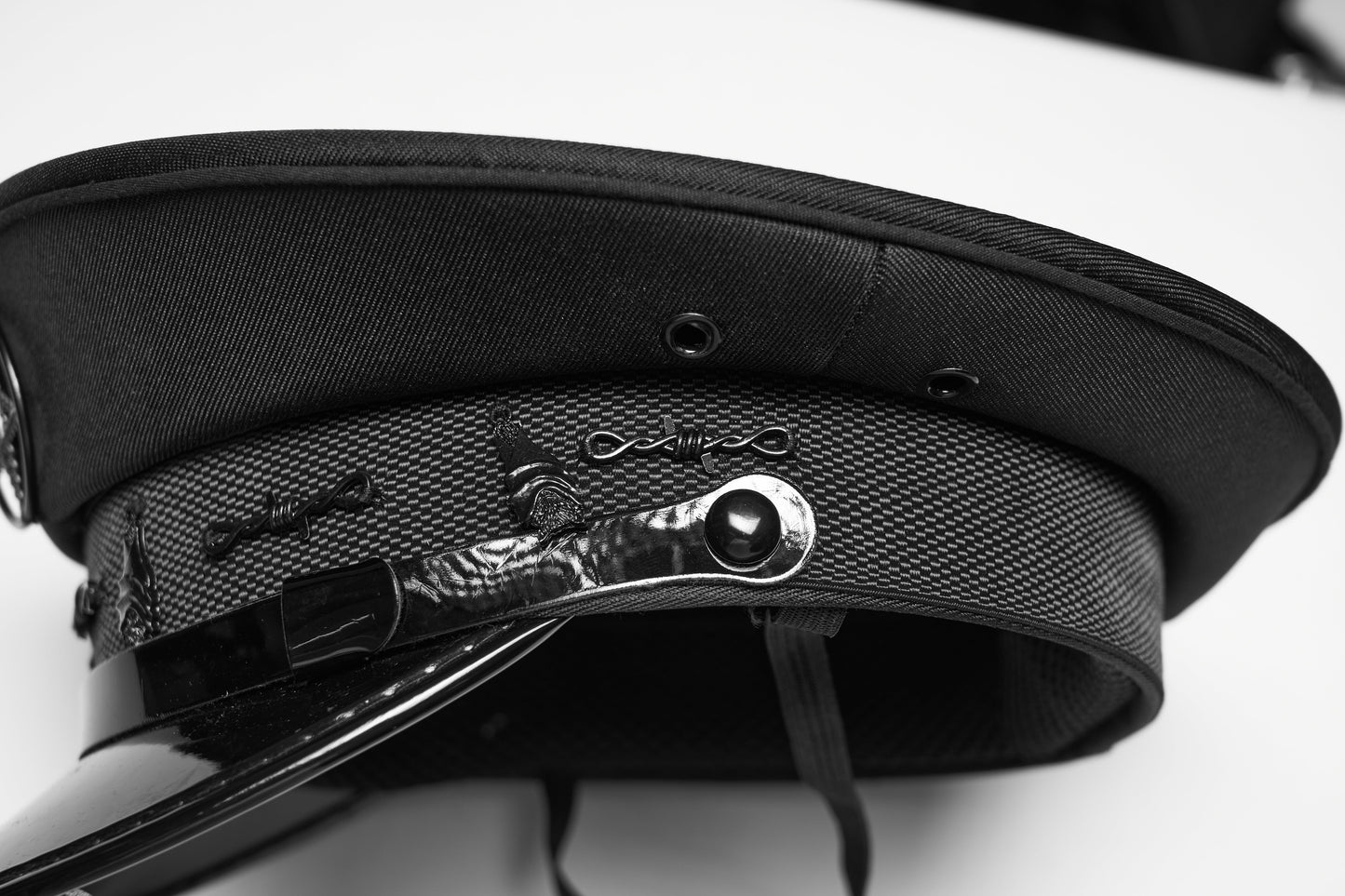 Punk Rave Malphas Dark Military-Style Hat