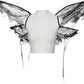 Punk Rave Morrigan Gothic Butterfly Costume Wings in Black